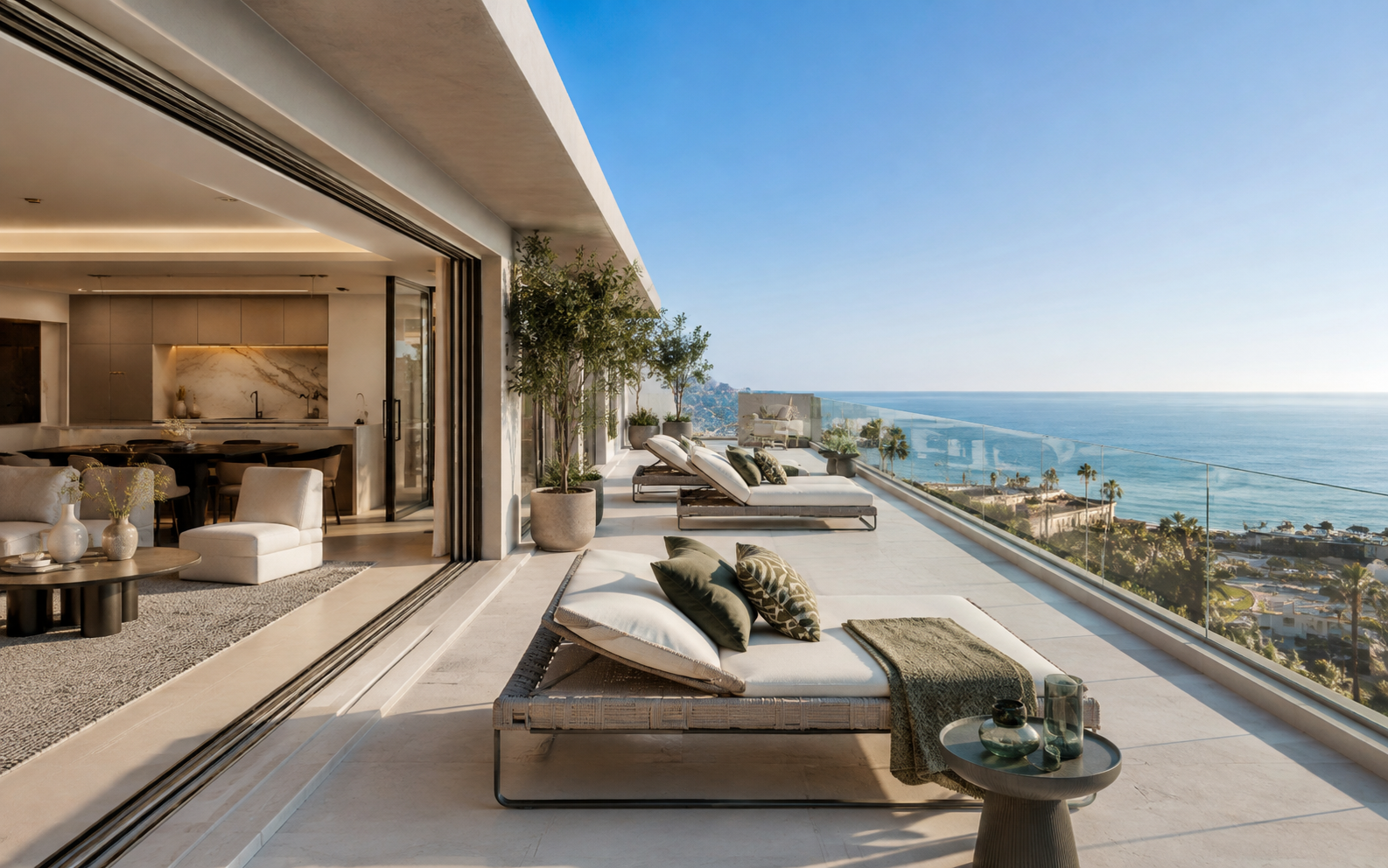 Modern sea-view new-build apartment on the Costa del Sol